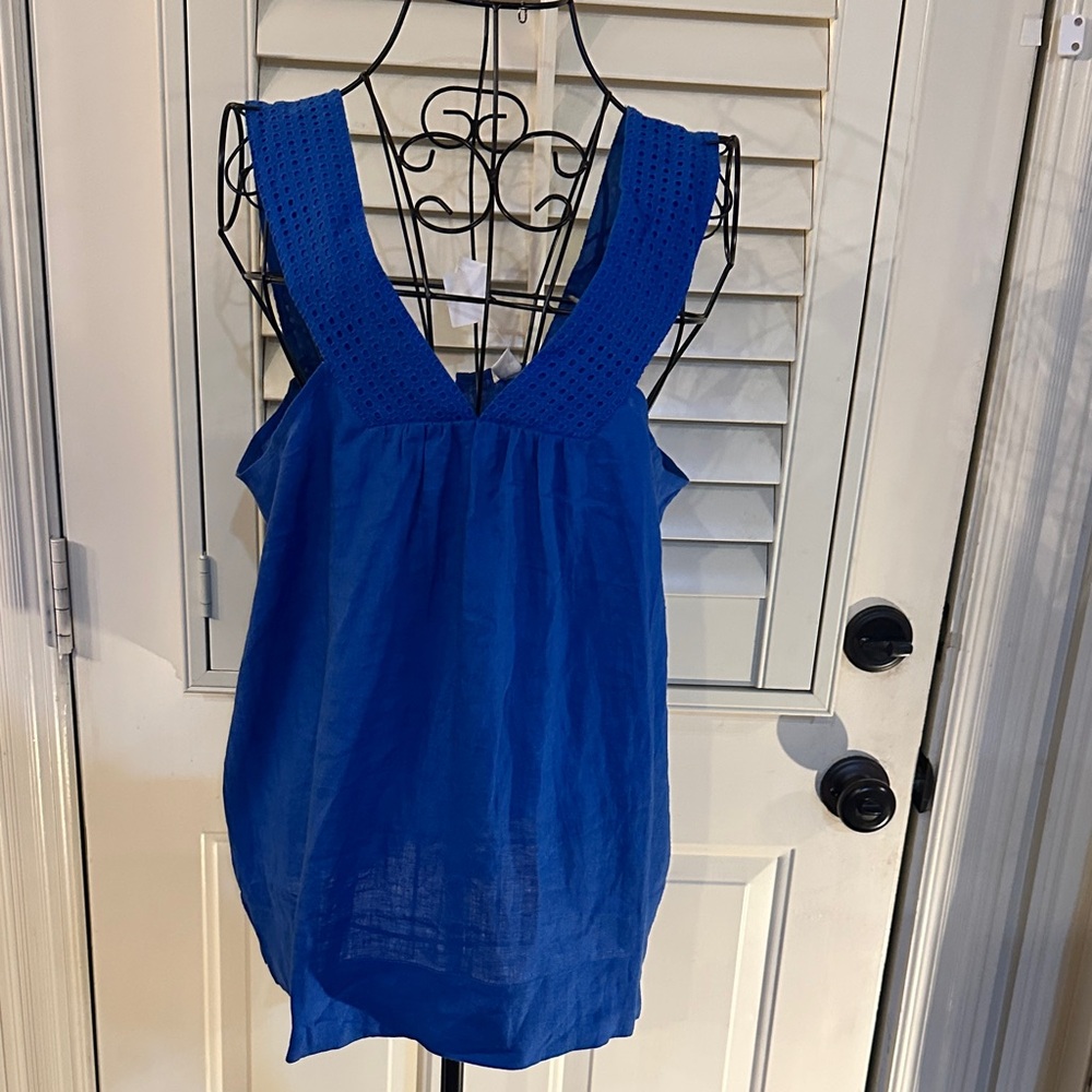 J. Crew Blue Tank Top
